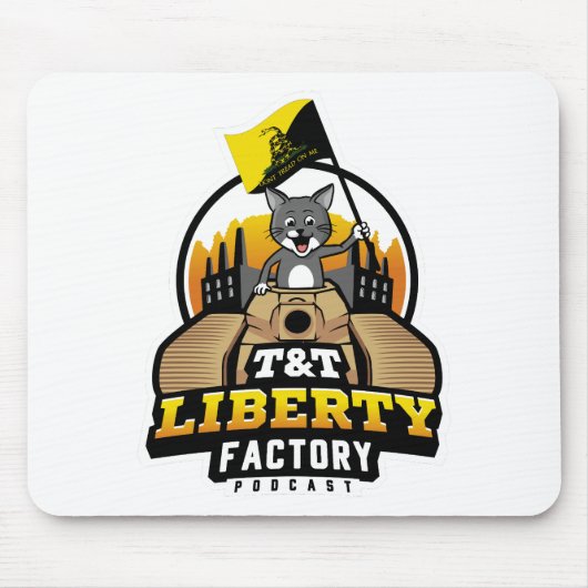 Tapis De Souris Mousepad (Blanc) par T&T Liberty Factory (Devant)