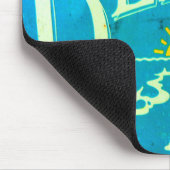 Tapis De Souris mousepad bleu (Coin)