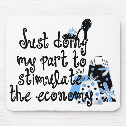 Tapis De Souris Mousepad bleu (Devant)