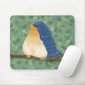 Tapis De Souris Mousepad Bleu (Avec souris)
