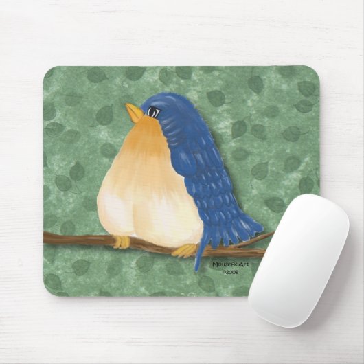 Tapis De Souris Mousepad Bleu (Avec souris)