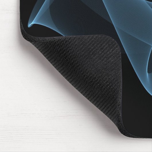 Tapis De Souris Mousepad bleu abstrait (Coin)