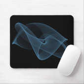 Tapis De Souris Mousepad bleu abstrait (Avec souris)