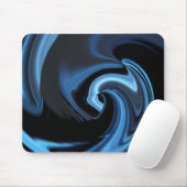 Tapis De Souris Mousepad bleu Abstrait (Avec souris)