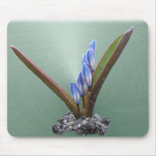 Tapis De Souris Mousepad bleu de ~ de remous de ressort
