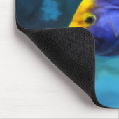 Tapis De Souris Mousepad bleu de poissons (Coin)