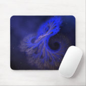 TAPIS DE SOURIS MOUSEPAD BLEU ÉLECTRONIQUE (Avec souris)