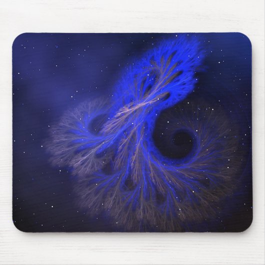 TAPIS DE SOURIS MOUSEPAD BLEU ÉLECTRONIQUE (Devant)