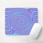 Tapis De Souris Mousepad bleu et rose (Avec souris)