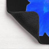 Tapis De Souris Mousepad bleu Nasturtium (Coin)