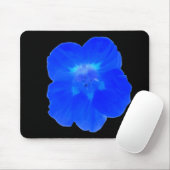 Tapis De Souris Mousepad bleu Nasturtium (Avec souris)