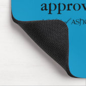 Tapis De Souris Mousepad, bleu turquoise - HarpeDoes violet ne pas (Coin)