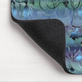 Tapis De Souris Mousepad bleu vert (Coin)