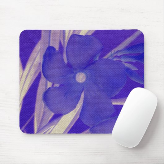 Tapis De Souris Mousepad bleu violet (Avec souris)