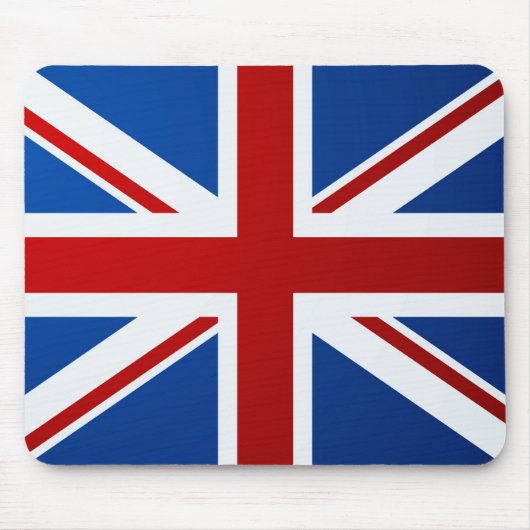 Tapis De Souris Mousepad britannique de drapeau (Devant)
