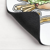 Tapis De Souris MOUSEPAD BURGER et FRIRES (Coin)