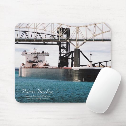 Tapis De Souris mousepad Burns Harbour (Avec souris)