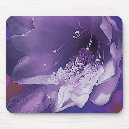 Tapis De Souris Mousepad Cactus Orchid Indigo Touch (Devant)