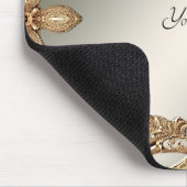 Tapis De Souris Mousepad cadre Orné Or (Coin)