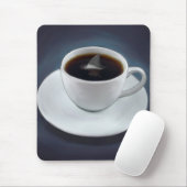 Tapis De Souris Mousepad café fin requin (Avec souris)