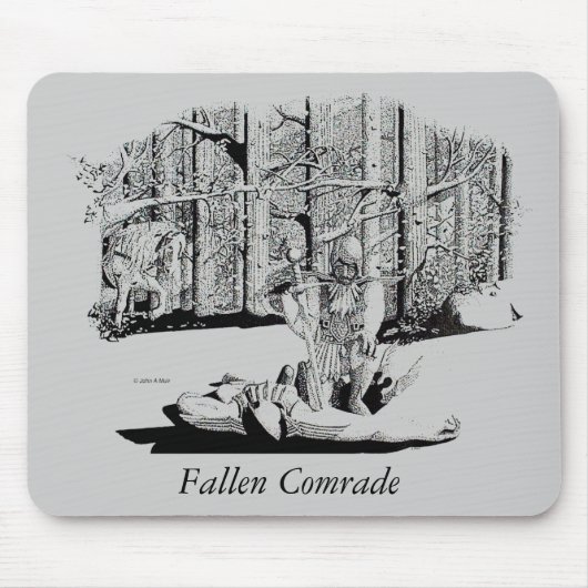 Tapis De Souris Mousepad - Camarade en chute libre (Devant)
