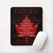 Tapis De Souris Mousepad Canada Anthem Mousepad Canada Maple Leaf (Avec souris)