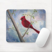 Tapis De Souris mousepad cardinal (Avec souris)