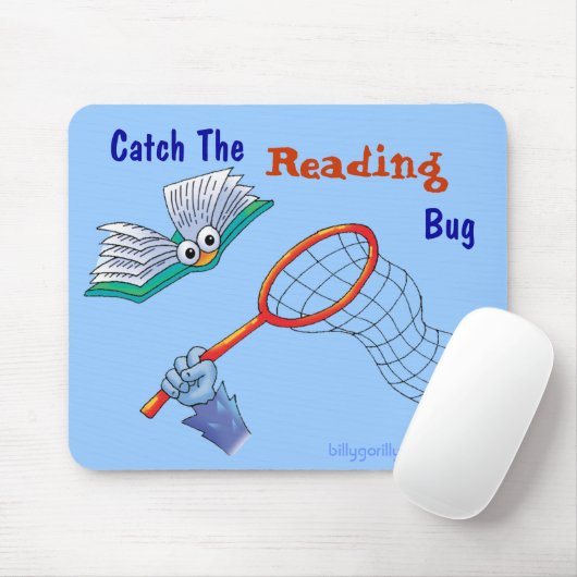 Tapis De Souris Mousepad_Catch l'insecte de lecture (Avec souris)