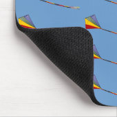 Tapis De Souris Mousepad - Cerfs-volants arc-en-ciel (Coin)