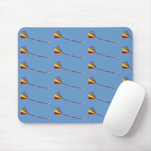 Tapis De Souris Mousepad - Cerfs-volants arc-en-ciel (Avec souris)