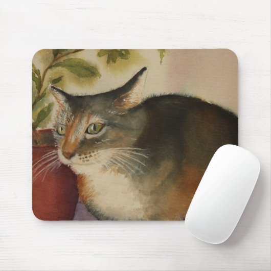 Tapis De Souris MOUSEPAD - Chat français (Avec souris)