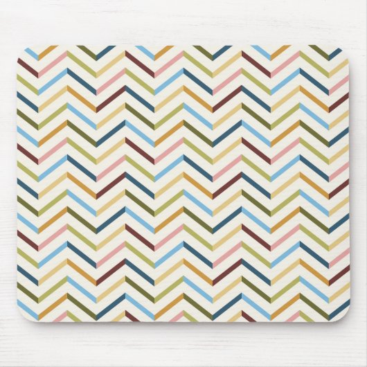 Tapis De Souris Mousepad Chevron MultiColor (Devant)