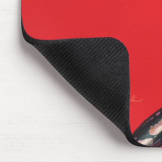 Tapis De Souris Mousepad "Chickadee" par Camille Engel (Coin)