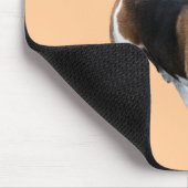 Tapis De Souris Mousepad, chien mignon Beagle hurlant (Coin)