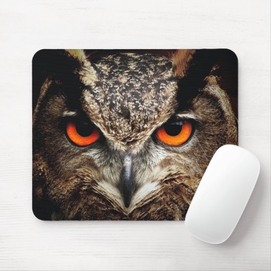 Tapis De Souris Mousepad - Chouette (Avec souris)