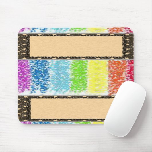 Tapis De Souris Mousepad coloré (Avec souris)