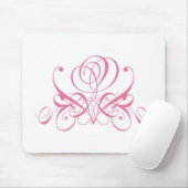 Tapis De Souris Mousepad, concepteur de rose (Avec souris)