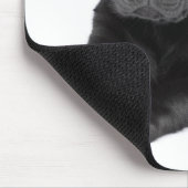 Tapis De Souris Mousepad, coquelicot noir du Labrador (Coin)