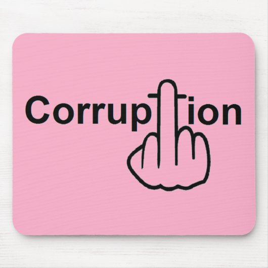 Tapis De Souris Mousepad Corruption Sucre (Devant)