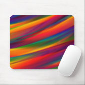 Tapis De Souris Mousepad couleur arc-en-ciel (Avec souris)