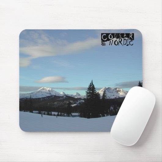 Tapis De Souris mousepad couvert par neige (Avec souris)