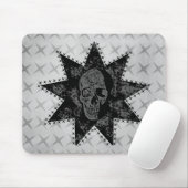 Tapis De Souris Mousepad crâne pointu (gris) (Avec souris)