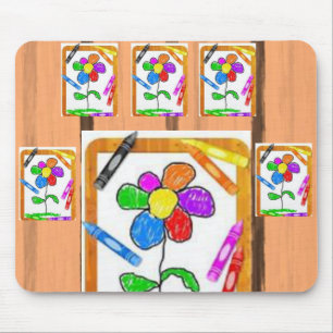 Tapis De Souris Mousepad Crayon
