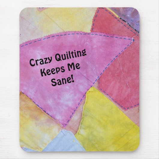 Tapis De Souris Mousepad Crazy Quilding (Devant)