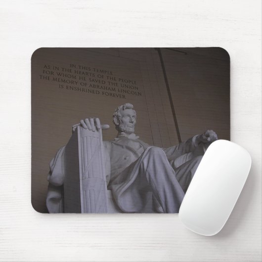Tapis De Souris Mousepad d'Abraham Lincoln (Avec souris)