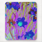 Tapis De Souris Mousepad 'Daffodils Violets' (Devant)