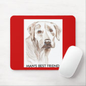 Tapis De Souris Mousepad d'amants de chiot de Labrador (Avec souris)