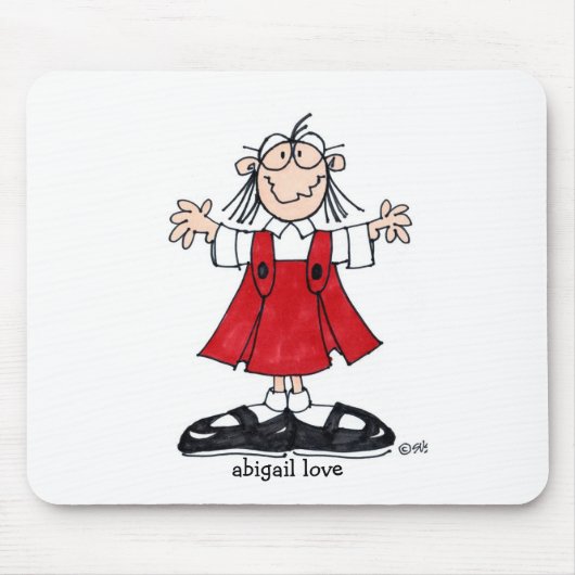Tapis De Souris mousepad d'amour d'Abigaïl (Devant)