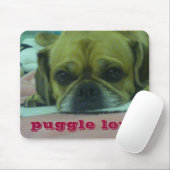 Tapis De Souris Mousepad d'amour de Puggle (Avec souris)