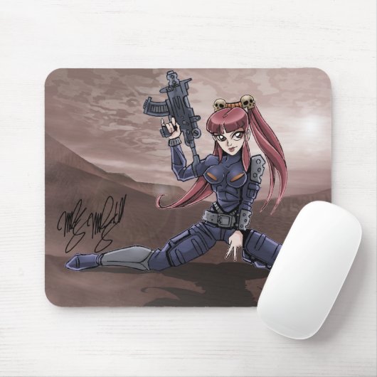Tapis De Souris mousepad d'anime d'assaut (Avec souris)